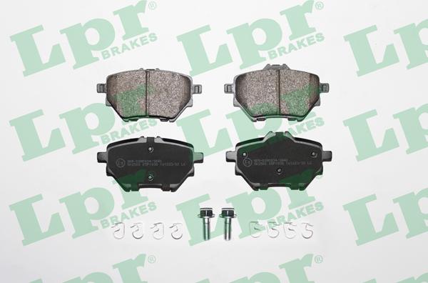 LPR 05P1838 - Тормозные колодки, дисковые, комплект autospares.lv