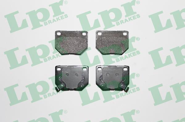 LPR 05P1341 - Тормозные колодки, дисковые, комплект autospares.lv