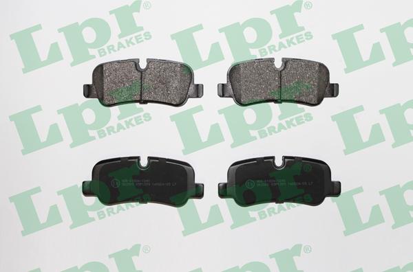 LPR 05P1359 - Тормозные колодки, дисковые, комплект autospares.lv
