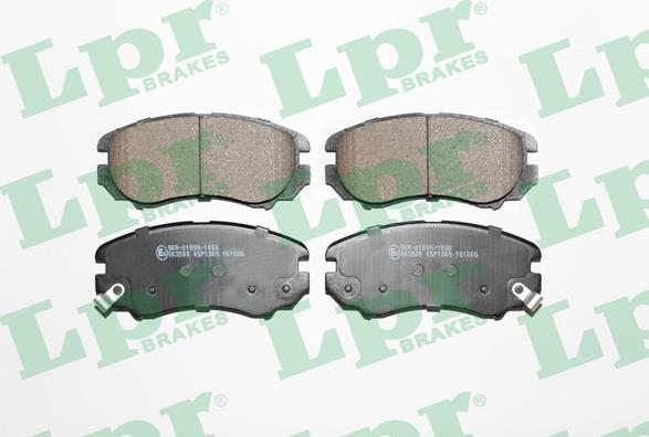LPR 05P1369 - Тормозные колодки, дисковые, комплект autospares.lv