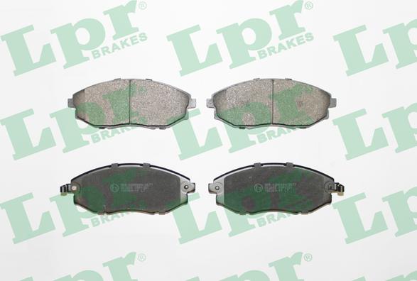 LPR 05P1321 - Тормозные колодки, дисковые, комплект autospares.lv