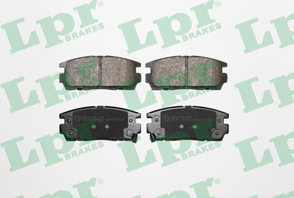 LPR 05P1323 - Тормозные колодки, дисковые, комплект autospares.lv