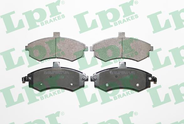 LPR 05P1374 - Тормозные колодки, дисковые, комплект autospares.lv