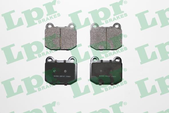LPR 05P137 - Тормозные колодки, дисковые, комплект autospares.lv
