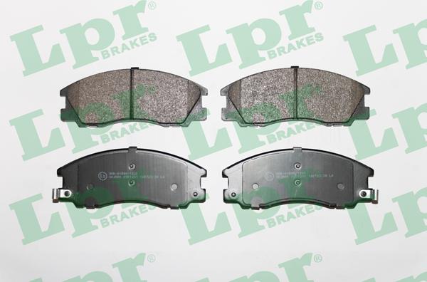 LPR 05P1291 - Тормозные колодки, дисковые, комплект autospares.lv