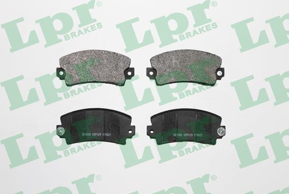 LPR 05P129 - Тормозные колодки, дисковые, комплект autospares.lv