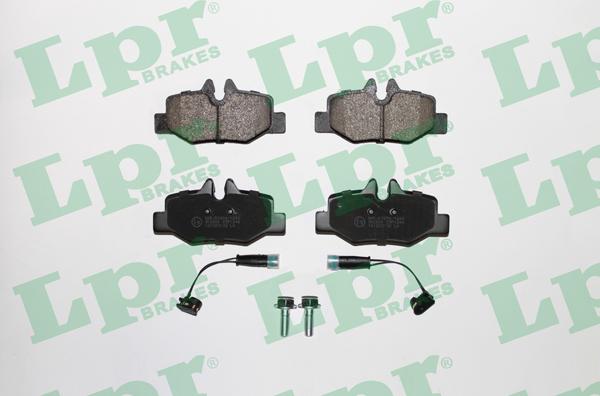 LPR 05P1246 - Тормозные колодки, дисковые, комплект autospares.lv