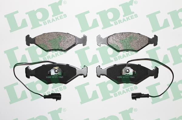 LPR 05P1203 - Тормозные колодки, дисковые, комплект autospares.lv
