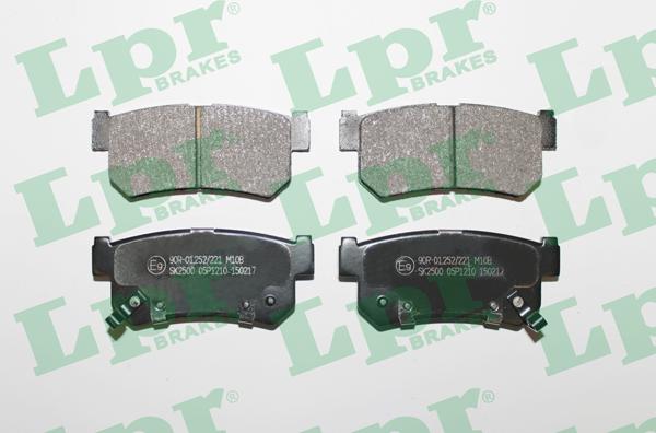 LPR 05P1210 - Тормозные колодки, дисковые, комплект autospares.lv