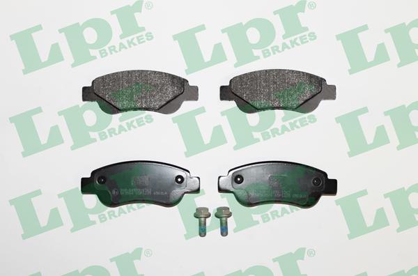LPR 05P1235 - Тормозные колодки, дисковые, комплект autospares.lv