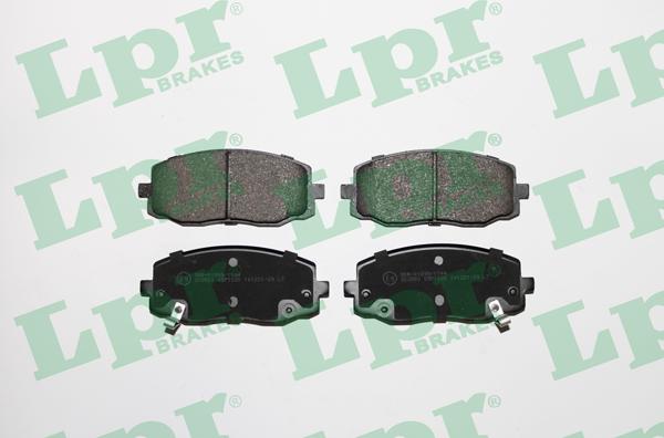 LPR 05P1220 - Тормозные колодки, дисковые, комплект autospares.lv