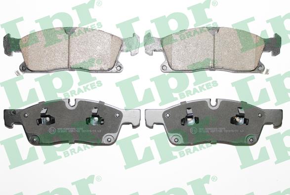 LPR 05P1745 - Тормозные колодки, дисковые, комплект autospares.lv