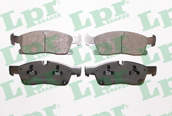 LPR 05P1735 - Тормозные колодки, дисковые, комплект autospares.lv