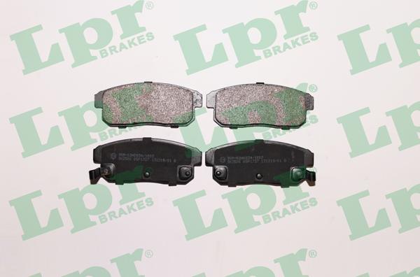 LPR 05P1727 - Тормозные колодки, дисковые, комплект autospares.lv