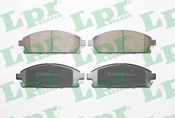 LPR 05P846 - Тормозные колодки, дисковые, комплект autospares.lv