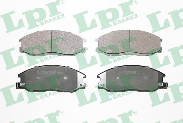 LPR 05P859 - Тормозные колодки, дисковые, комплект autospares.lv