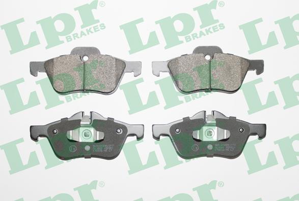 LPR 05P851 - Тормозные колодки, дисковые, комплект autospares.lv