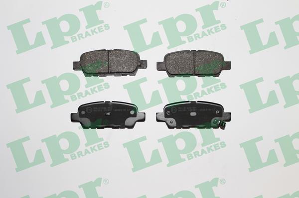 LPR 05P857 - Тормозные колодки, дисковые, комплект autospares.lv