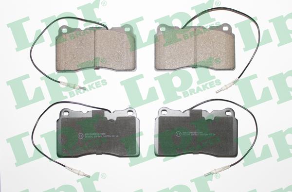 LPR 05P863 - Тормозные колодки, дисковые, комплект autospares.lv