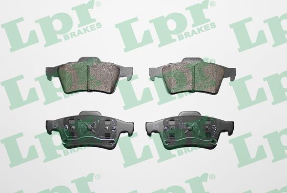 LPR 05P815 - Тормозные колодки, дисковые, комплект autospares.lv