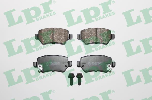 LPR 05P811 - Тормозные колодки, дисковые, комплект autospares.lv