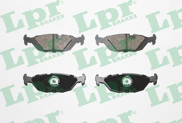 LPR 05P887 - Тормозные колодки, дисковые, комплект autospares.lv