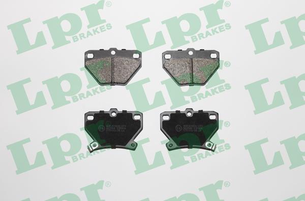 LPR 05P836 - Тормозные колодки, дисковые, комплект autospares.lv