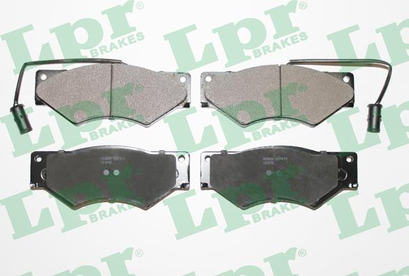 LPR 05P879 - Тормозные колодки, дисковые, комплект autospares.lv