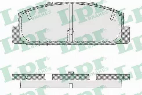 Remsa 0179.40 - Тормозные колодки, дисковые, комплект autospares.lv