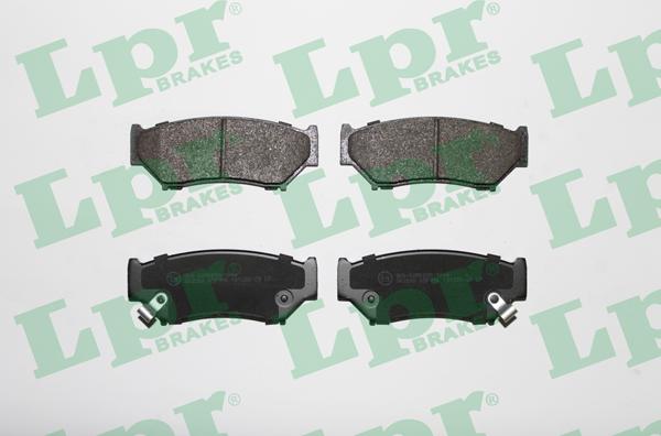 LPR 05P396 - Тормозные колодки, дисковые, комплект autospares.lv