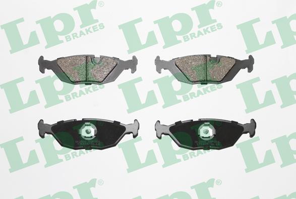 LPR 05P306 - Тормозные колодки, дисковые, комплект autospares.lv