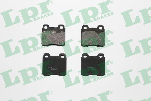 LPR 05P317 - Тормозные колодки, дисковые, комплект autospares.lv