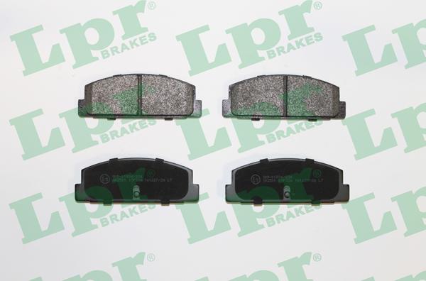 LPR 05P336 - Тормозные колодки, дисковые, комплект autospares.lv