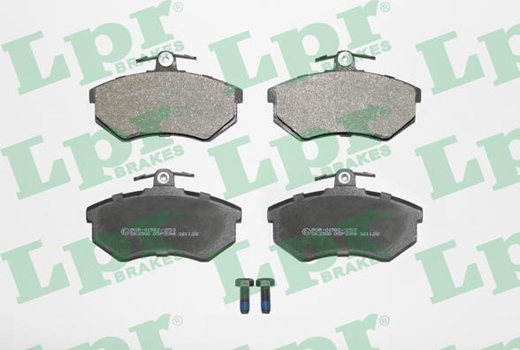 LPR 05P299 - Тормозные колодки, дисковые, комплект autospares.lv