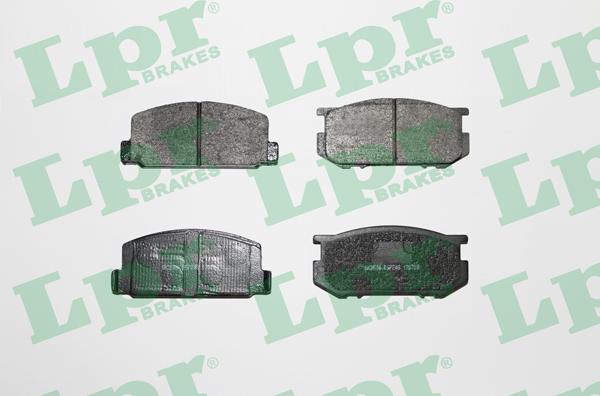 LPR 05P248 - Тормозные колодки, дисковые, комплект autospares.lv