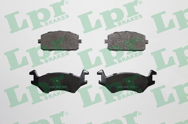 LPR 05P251 - Тормозные колодки, дисковые, комплект autospares.lv