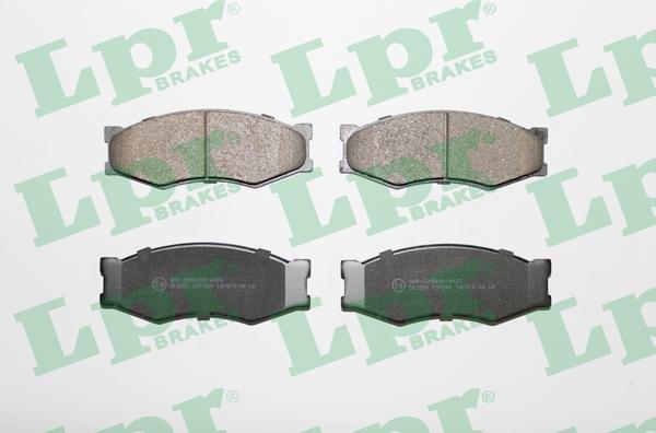 LPR 05P264 - Тормозные колодки, дисковые, комплект autospares.lv