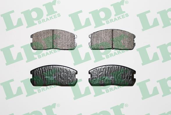 LPR 05P265 - Тормозные колодки, дисковые, комплект autospares.lv