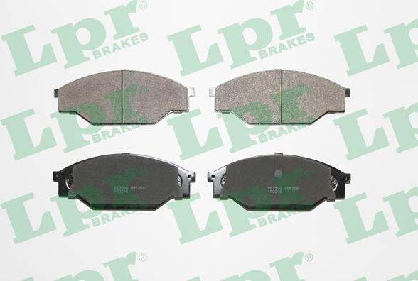 LPR 05P266 - Тормозные колодки, дисковые, комплект autospares.lv