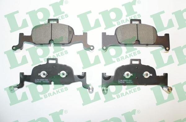 LPR 05P2041 - Тормозные колодки, дисковые, комплект autospares.lv