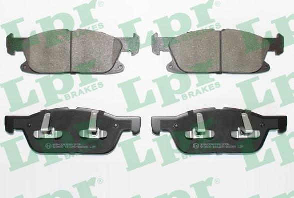 LPR 05P2026 - Тормозные колодки, дисковые, комплект autospares.lv