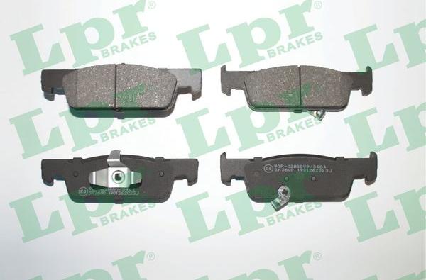 LPR 05P2023 - Тормозные колодки, дисковые, комплект autospares.lv