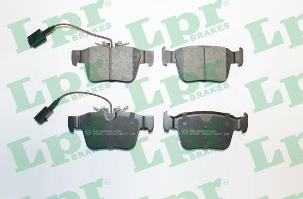 LPR 05P2071 - Тормозные колодки, дисковые, комплект autospares.lv