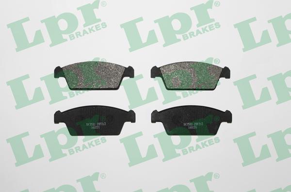LPR 05P213 - Тормозные колодки, дисковые, комплект autospares.lv