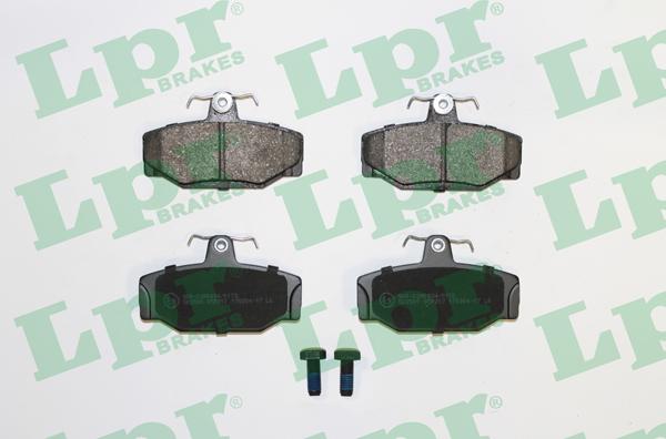 LPR 05P217 - Тормозные колодки, дисковые, комплект autospares.lv