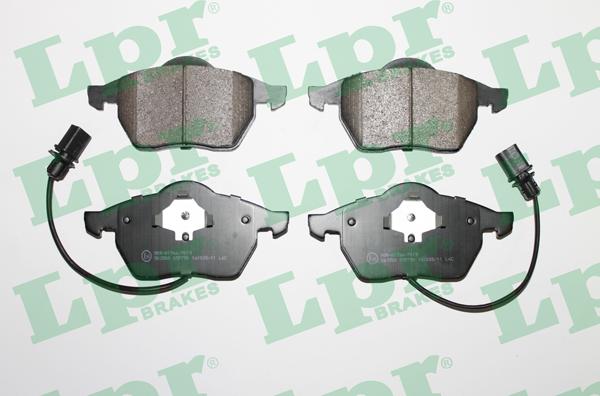 LPR 05P790 - Тормозные колодки, дисковые, комплект autospares.lv