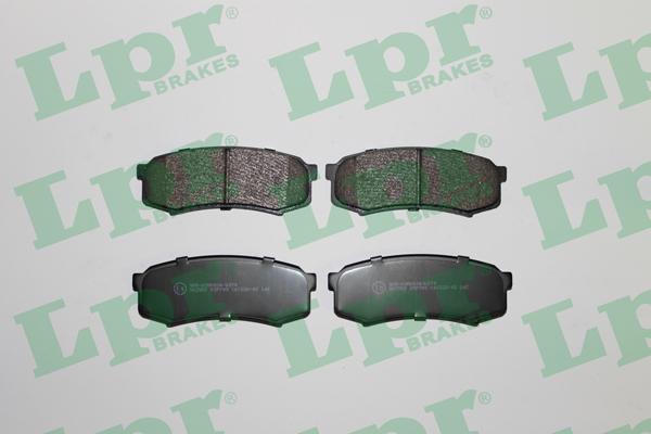 LPR 05P749 - Тормозные колодки, дисковые, комплект autospares.lv