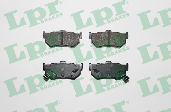 LPR 05P751 - Тормозные колодки, дисковые, комплект autospares.lv