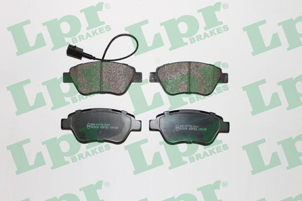 LPR 05P763 - Тормозные колодки, дисковые, комплект autospares.lv