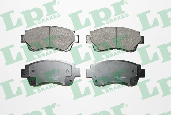 LPR 05P701 - Тормозные колодки, дисковые, комплект autospares.lv